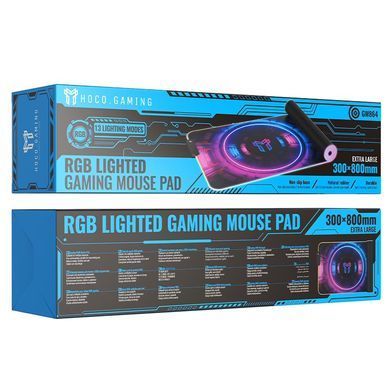 Коврик для мыши игровой коврик HOCO GM864 RGB коврик с подсветкой большой коврик для стола
