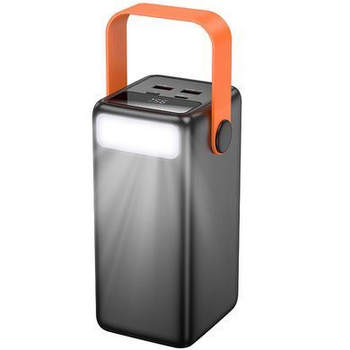 Павербанк повербанк 60000mAh зі швидкою зарядкою 22.5W та ліхтарем BOROFONE BJ66B 2USB/1Type-C Чорний