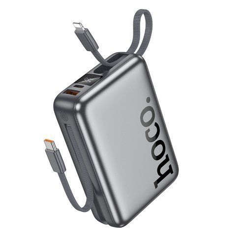 Павербанк 20000 повербанк 20000 з швидкою зарядкою PD20W HOCO Q39 power bank з кабелем Type-C Lightning павер банк 20000