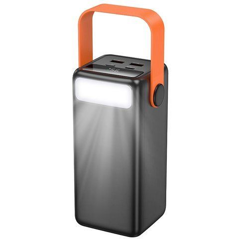 Павербанк 50000mAh зі швидкою зарядкою 22.5W та ліхтарем BOROFONE BJ66A 2USB/1Type-C Чорний